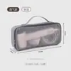 Bolsa de Almacenamiento para Secador de Pelo, Montaje en Pared, Sin Taladro, Portátil para Viajes, Bolsa de Malla Transparente para Almacenamiento, Bolsa de Almacenamiento para Cosméticos y Rizador