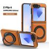 Soporte Giratorio 360 Grados Yashi Adecuado para Funda de Teléfono Samsung Z Flip8 Magnético Z Fold 30% de Descuento Funda de Cuero Transfronterizo