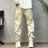 Pantalones Casuales Versátiles Sueltos Cómodos Simples de Alta Gama con Sentido de Diseño Lujo Ligero Modernos a la Moda Elegantes Traviesos para Hombre