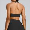 Grande Promoção Sutiã Esportivo com Alça no Pescoço Não Reembolsável Não Trocável Top Colete de Yoga Feminino Push-Up Lindo Costas Sutiã Esportivo Roupa Fitness Top