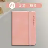 Cuaderno pequeño A7, mini bloc de notas portátil, libreta de bolsillo con correa