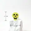 Calavera Halloween Nuevo PVC Goma Suave Zueco Zapato Decoración Hebilla Transfronterizo DIY Lindo Dibujo Animado Flor de Zapato Hebilla de Zapato Accesorios