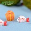 Musgo Micro Paisajismo Dibujos Animados Mini Cesta de Peces Peces Pequeños Decoración DIY Accesorios Acuario Tanque de Peces Paisajismo Pequeños Adornos