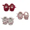 Sapatos de Inverno para Bebê de 6-18 Meses, Sapatos para Bebê e Criança Pequena, Sapatos Quentes de Algodão, Sapatos Peludos Estilo Coreano, Sapatilhas de Bebê Estilo Princesa