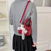 Bolso de mano con pañuelo de seda de lunares estilo coreano, bolsa de bolos, nuevo modelo 2026, dulce y genial, bolso cuadrado pequeño elegante, bolso de hombro y cruzado de moda