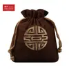 Bolsa Pequena de Linho para Brinquedos, Pequena Bolsa para Joias, Bolsa para Pulseira de Contas de Buda, Bolsa para Embalagem de Pulseiras, Bolsa para Armazenamento de Presentes, Bolsa de Brocado