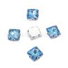 Acessórios de Joias DIY Prontos de Fábrica Diamante de Vidro com Formato Especial Acessórios para Roupas Decoração de Vestido de Noiva Garra D Quadrada Costura à Mão