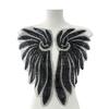 Alas de ángel, industria pesada, bordado de cuentas, flores, accesorios de ropa creativos para mujer, accesorios, vestido de escenario, material de bricolaje