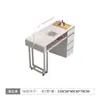 Juego de Mesa y Silla para Salón de Uñas, Oferta Especial, Estilo Económico, Para Una/Dos Personas, Lujo Ligero, Multifuncional, Estación de Uñas Moderna Estilo Ins, Estilo Crema