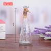 Envío gratis diy botella de los deseos vaso de pudín corcho estrella creativa botella vacía botella a la deriva estrella de la suerte perlas absorbentes botella arcoíris