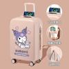 Mala Multifuncional, Mala Trolley Popular Cinnamoroll para Mulheres, Mala de Viagem Leve com Rodas Universais e Fechadura de Combinação, Colaboração Anime