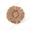Camelia de Pedrería Decoración DIY para Zapatos Bolsos Accesorios de Ropa Diamante Caliente Broche Versátil Joyería Flor de Diamante Personalizada Hecha a Mano