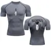 Ropa Base de Running Más Vendida en América Ropa de Entrenamiento para Gimnasio para Hombres Deportiva Transpirable que Absorbe el Sudor Elástica Mallas Modernas
