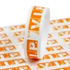 Pulseiras Descartáveis Personalizadas Pulseiras de Papel Dupont Resistentes à Água e ao Rasgo Pulseiras de Eventos Impressas em Borracha com Logotipo Impresso