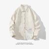 Abrigo nuevo 2024 moda primavera marca pana estudiante ins moda chaqueta top ropa de trabajo bolsillo camisa manga larga