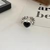 [Envío] Primer Sencillo de Recién Llegado Anillo Liso de Plata Esterlina 925 Anillo Irregular Joker Nicho para Mujer de Lujo Ligero de Alta Gama