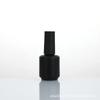 Frasco de Esmalte 15ml, Marrom Fosco Preto Brilhante Preto Brilhante Frasco Vazio de Gel de Esmalte, Frasco de Esmalte com Pincel, Pincel de Plástico, Frasco de Vidro