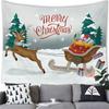 Tecido de Tapeçaria de Natal para Amazon, Tecido para Pendurar em Casa, Decoração de Sala de Estar e Quarto, Tecido de Fundo para Pendurar na Parede