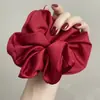 Goma de Pelo Extra Grande para Mujer, Nuevo Modelo Otoño/Invierno 2025, Flor de Pelo Roja Grande de Año Nuevo, Accesorio de Pelo de Alta Gama, Cuerda para el Pelo, Adorno para el Pelo