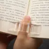 Soporte de Pulgar para Libros Transparente de Amazon Temu Más Vendido Marcador de Prensa de Acrílico Ayuda para Leer Libros