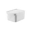 Caja de almacenamiento de escritorio cosméticos artículos diversos cesta de almacenamiento de snacks caja organizadora de cocina cajón doméstico caja de almacenamiento de plástico
