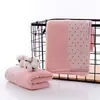 Algodón Puro 40 Hilos Toalla de Algodón Absorbente Lavabo Facial al por Mayor Engrosada Sin Pelusa Suave Bordado Lo