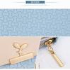Nueva cartera de moda para damas, billetera corta de dos hojas, estilo coreano, monedero con cremallera, tarjetero, disponible