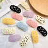 Pasador de Punto con Lunares para Niños Coreanos Pinza BB para Flequillo Lateral de Niñas Accesorios para el Cabello Lindos para Niñas Bebé