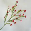 Flor Silvestre Pequeña Flor Estrella Flor Falsa Boda Simulación Planta Verde Flor Arte Paisaje Exterior Decoración Estilo Flor Adornada