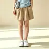 Conjunto de Duas Peças para Crianças Maiores: Camiseta Estilo Preppy com Gola Reversível de Manga Curta e Calça Casual de Cinco Pontos Color Block, Nova Cor de Verão