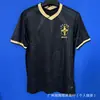 Venta al por mayor transfronteriza de camisetas de fútbol de edición especial brasileña, uniformes de entrenamiento de estilo antiguo (local y visitante), ropa deportiva transpirable de manga corta para verano