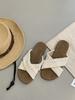 Nuevas Sandalias Cruzadas de Verano 2025 para Mujer, Suelas Gruesas, Elevadoras, Chanclas Versátiles de Playa que se Sienten Como Pisar Mierda