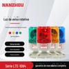Nanzhou luz de aviso LTE-1084 pequena luz de aviso rotativa equipamento indicador base de parafuso quatro cores opcionais