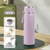 Taza de Té Rellena de Acero Inoxidable Tipo Bala, Termo de Regalo de Aspecto Elegante, Taza de Agua Portátil de Gran Capacidad para Negocios con Grabado Personalizado