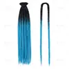 Paquete de peluca de rastas largas de fibra sintética de un solo color transfronterizo, extensiones de rastas estilo hip-hop reggae [Personalizado]