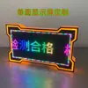 Letrero LED Iluminado Feliz Cumpleaños Acrílico Publicitario Accesorios de Bar Letrero de Mano