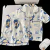 Nuevos pijamas infantiles para niños y niñas, pijama de dos piezas de manga corta, ropa de casa para niños, niñas, niños pequeños y niños mayores, al por mayor