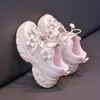 Zapatos Infantiles para Niñas 2026 Verano Nuevo Modelo Princesa Deportivos Zapatos de Papá Moda Suela Suave Malla Simple Transpirables Huecos