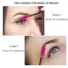 50 pzas/paquete fábrica desechable varilla de cristal cepillo para pestañas peine de nailon para pestañas rizador de pestañas cepillo para cejas brocha de maquillaje