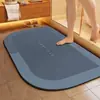 Tapete Absorvente de Lama de Diatomáceas Simples e Novo para Travessia de Fronteira Banheiro Porta de Banheiro Antiderrapante Secagem Rápida Tapete para Pés Tapete de Entrada Pronto para Venda