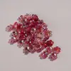 Pétalas de Flor Ocas de Acrílico Iridescente DIY Grampo de Cabelo Estilo Antigo Hanfu Adorno de Cabelo Brincos Acessórios Artesanais com Contas