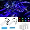 Luzes de Pés, Um para Quatro, Um para Dois, Luzes Ambiente de Carro de Cor Única, Luzes de Pés, Fornecimento Transfronteiriço de Luzes Decorativas para Carro