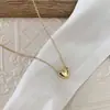 Chapado en oro real de 18 quilates explosiones transfronterizas moda temperamento amor colgante collar mujeres