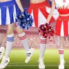 Meias de futebol para crianças e adultos, cano longo, unissex, versáteis, para estudantes, dança, torcida, listradas, esportivas