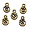 Acessórios de joias DIY em liga padrão espiral anel de mosquito pingente pulseira criativa colar pingente decorativo B206