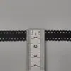 Elástico Dupla Face Dentado com Renda 1,2cm Elástico Coroa Dupla Face para Brinquedos Artesanato Roupas Infantis Roupa Íntima Calças Elástico