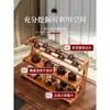 Mesa de Chá Suporte para Xícara de Chá Prateleira de Exibição de Mesa Novo Estilo Chinês Pequeno Conjunto de Chá Prateleira de Armazenamento e Exibição de Chá
