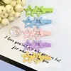 Pinza Ondulada en Forma de U de Color Caramelo de 6 cm para el Cabello, Pinza de Pato Brillante Linda para Manualidades para Mujeres, Pasador, Accesorio para el Cabello