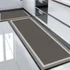 Tapete Absorvente de Água Antiderrapante Estilo Wabi-Sabi, Simples e Fácil de Manter, Tapete para Chão de Cozinha, Lavável, Absorvente de Água, Secagem Rápida, Tapete de Chão de Terra de Diatomáceas