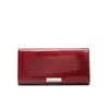 Carteira Customizada Transfronteiriça 2022 Carteira Longa Feminina Tipo Clutch Couro Patenteado Padrão Jacaré Europeu e Americano